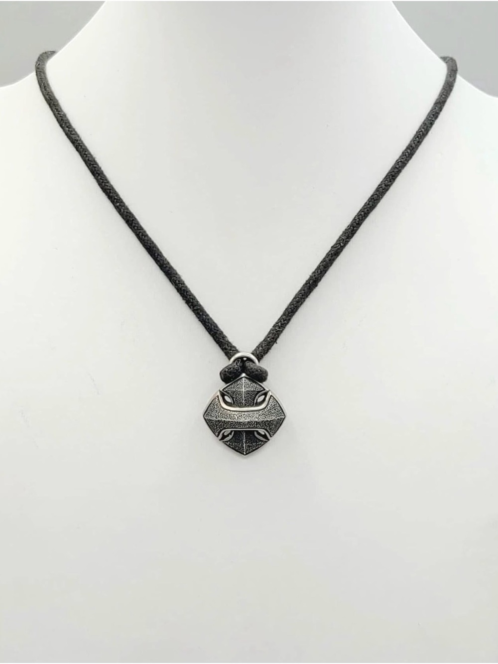 David Yurman Armory Cushion Pendant Necklace  On Cord